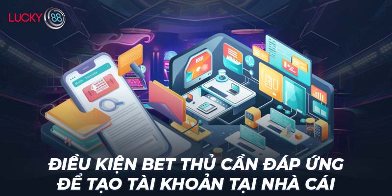 Điều kiện bet thủ cần đáp ứng để tạo tài khoản tại nhà cái